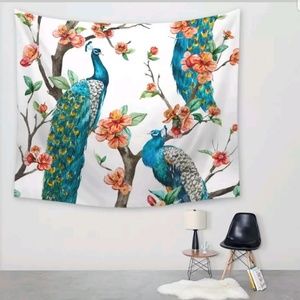 Lovely Peacock Tapestry